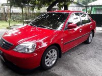 Honda Civic 2001 Gasoline Manual Red