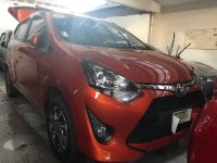 2017 Toyota Wigo 1.0G VVTI Manual Orange