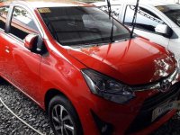 2018 Toyota Wigo 1.0G Manual Gas Red