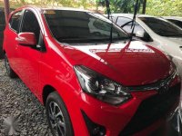2018 Toyota Wigo G VVTI Red Manual Trann