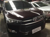 2017 Toyota Innova 2.8 E Diesel Blackish Red Automatic