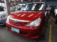 Toyota Innova 2009 Gasoline Manual Red