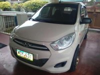 Hyundai i10 2014 automatic beige Angeles city