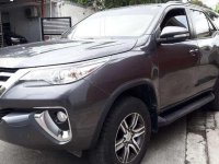 2017 Toyota Fortuner 2.4G Gray Metallic Manual Diesel 