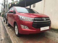 2017 Toyota Innova 2.8E Diesel Manual Red