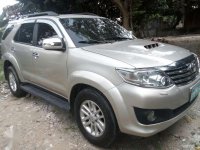 Toyota Fortuner G manual Diesel turbo 2013model