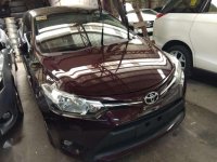 2017 Toyota Vios 1.3E automatic blackish red grab ready