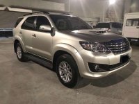 2013 Model Toyota Fortuner V 4x4 Lithium Silver