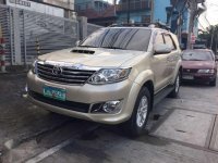 Toyota Fortuner G Diesel Matic 2015 FOR SALE