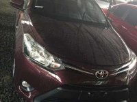 2018 TOYOTA Vios E manual blackish red