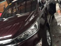 2017 TOYOTA Innova G MT blackish red