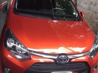 2017 TOYOTA Wigo G manual orange new look