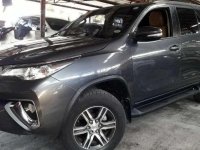 TOYOTA Fortuner G 2017 Manual Gray-Located at Quezon City