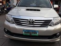 2013 TOYOTA Fortuner for sale 4y4 3.0v super kinis ang unit 