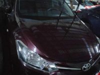 2017 Toyota Vios 1.3E automatic blackish red grab ready