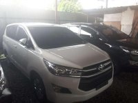 Toyota Innova J 2017 White-Located at Quezon City