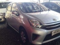 Toyota Wigo E 2017 silver-Located at Quezon City