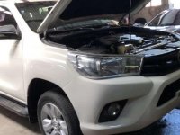 2016 Toyota Hilux 2.4 G 4x2 Manual White Color