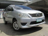 2013 Toyota Innova 2.0 J Gas MT Php 468,000 only!!! 