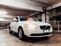 2009 Volvo S40 White on black A/T 5 cylinder 2.4L