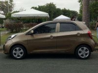 2015 Kia Picanto Gold Brown Lady Owned MT FOR SALE