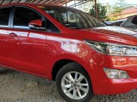 2017 Toyota Innova 2.8E Manual Diesel Red Mica Metallic 