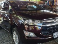 Toyota Innova G 2017 Blackish Red FOR SALE