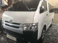 2018 Toyota Hiace 3.0L Commuter White Manual