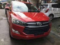 Toyota Innova E Red Manual 2017 Model