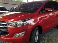 2017 Toyota Innova 2.8E Manual Diesel Red Mica Metallic