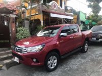 Toyota Hilux G 4x2 manual transmission 2016 model