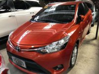 Toyota Vios E 2017 Automatic Orange-Located at Quezon City