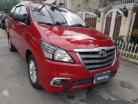 FOR SALE 2015 Toyota Innova 2.5 E Variant