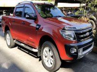 2014 FORD RANGER WILDTRAK 3.2 4X4 Automatic Orange