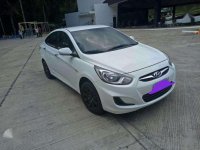 Hyundai Accent Crystal White Manual Transmission 2014