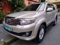 2013 Toyota Fortuner G for sale