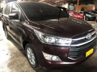 2018 Toyota Innova 2.8 E Automatic Transmission BLACKISH RED