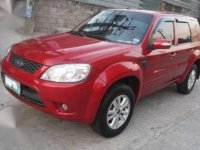 2010 Ford Escape XLT Red 4x2 2.5 liter EFI, automatic transmission