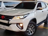2017 Toyota Fortuner V 1st owned White pearl