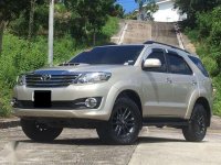 2015 Toyota Fortuner V Series Top of the line 1st own Cebu 31T KM only