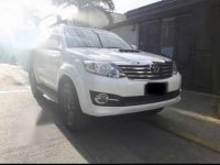 Toyota Fortuner White 2015 Automatic 2.5G 