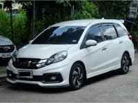 Sell Pearl White 2016 Honda Mobilio at Automatic Gasoline at 24000 in Quezon City