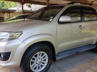 Gold Toyota Fortuner 2012 at 90000 for sale in Olongapo