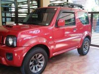 Red Suzuki Jimny 2016 Automatic Gasoline for sale