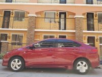 Red Honda City 2017 Automatic Gasoline for sale 