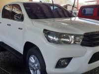 For sale White 2016 Toyota Hilux in Quezon City