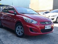 Selling Red Hyundai Accent 2017 Automatic Gasoline 