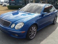 Blue Mercedes-Benz E500 2004 for sale