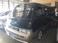 Green Nissan Urvan Escapade 2013 Manual Diesel for sale in Quezon City