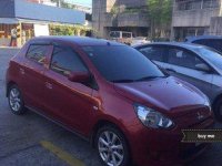 Red Mitsubishi Mirage 2014 Manual Gasoline for sale